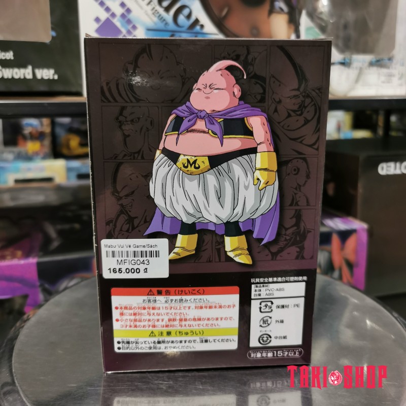 Mô hình figure: Mabư - Majin Buu Vui Vẻ Chơi Game Hoặc Đọc Sách