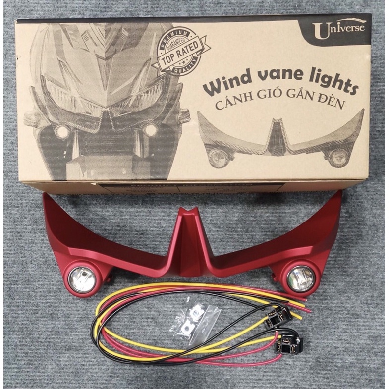 Cánh Gió Winner X Có Đèn Trợ Sáng Cho Winner X V2 V3 2019-2022 Đèn Bi Cầu Mini Cos Vàng Pha Trắng Chính Hãng Universe