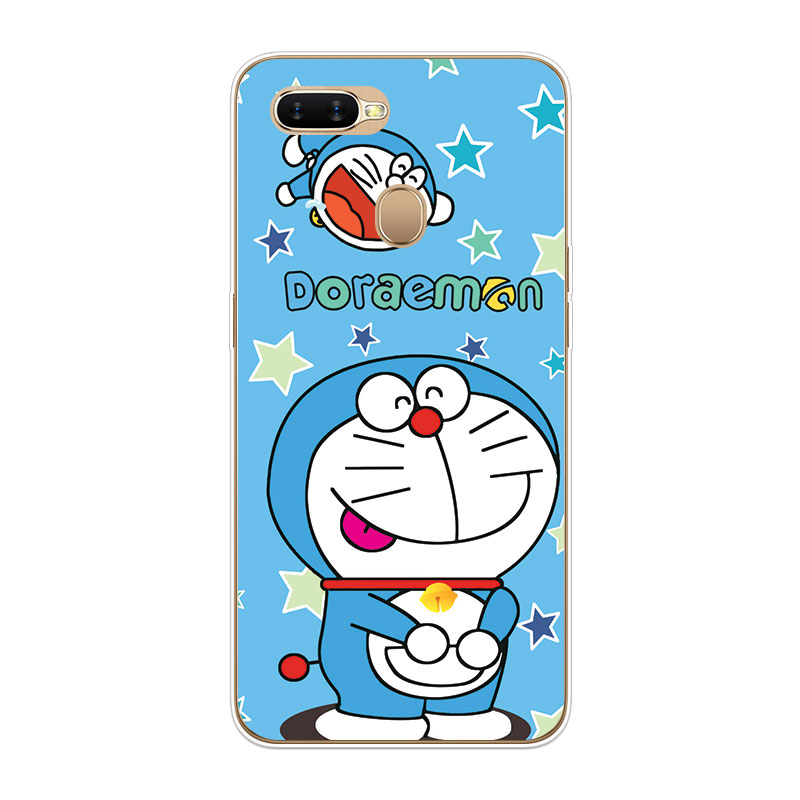 Ốp Lưng Oppo A37 A39 A57 A59 A59S A3 A3S A5S A7 F1S TPU mềm Case Doraemon