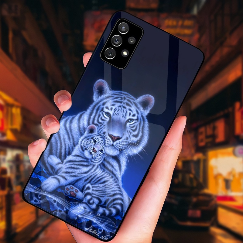 Ốp Lưng SAMSUNG A32 4G, A52 5G, A52S 5G, A72 Mặt kính cường sang trọng, cao cấp, sáng bóng