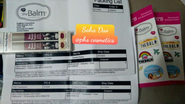 Son Kem The Balm Meet Matt Hughes Dedicated/ Trustworthy nobox