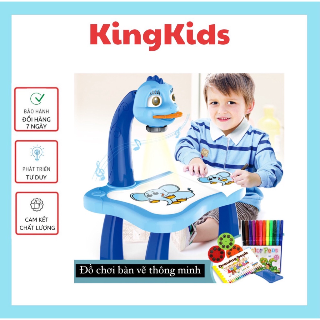 Bàn vẽ đèn chiếu sáng thông minh cho bé học vẽ KingKids