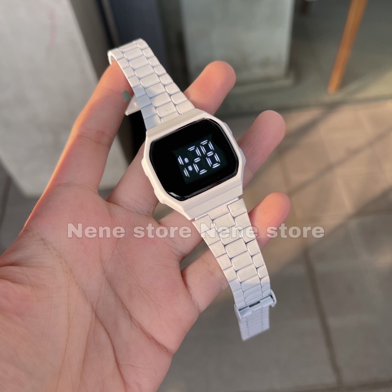 Đồng hồ nam, nữ AA-CU unisex dây sắt kiểu dáng sang trọng dành cho học sinh