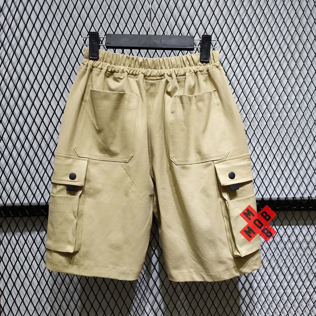 Quần short kaki unisex street style | BigBuy360 - bigbuy360.vn