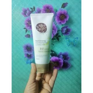 Sữa rửa mặt red ginseng welcos