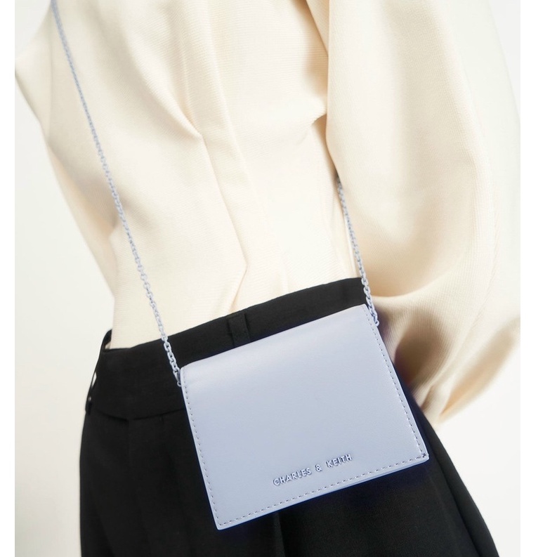 ví nữ CK6-10680910 siêu hot màu xanh dương kèm dây đeo