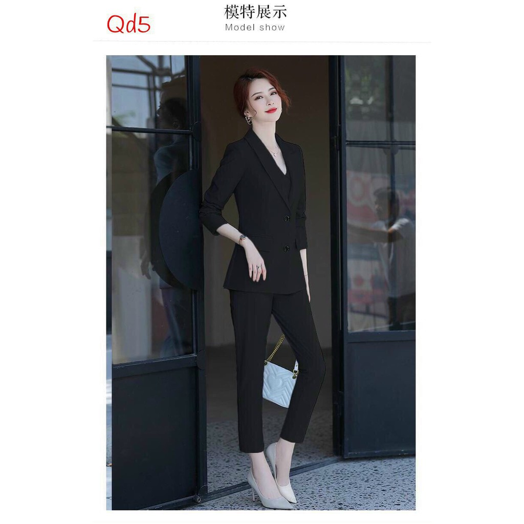 Set Áo Vest Quần Dài Công Sở Cao Cấp MSS350