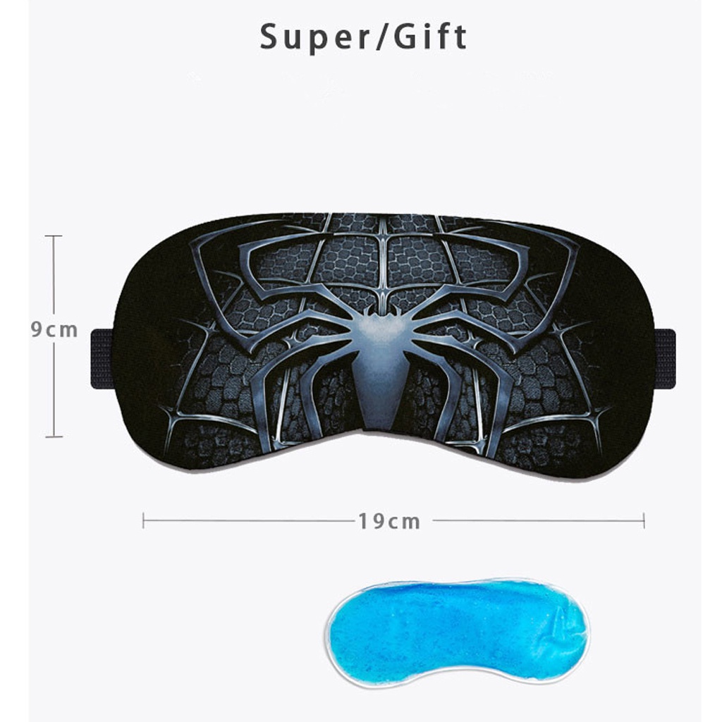 Bịt mắt ngủ phong cách siêu anh hùy tùy chọn dễ thương thoải mái