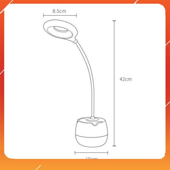 ĐÈN HỌC ĐỂ BÀN CHỐNG CẬN 4 CHẾ ĐỘ SÁNG - CẢM ỨNG - TÍCH ĐIỆN - UỐN DẺO 360* - CÓ CAP SẠC ĐI GIÚP BẢO VỆ MẮT