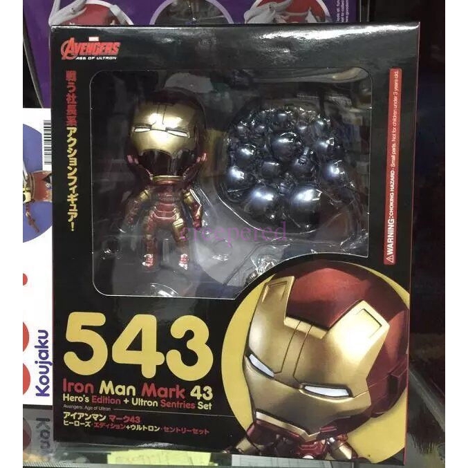 Mô hình Nendoroid: Iron Man Mark 43 - Hero’s Edition + Ultron Sentries Set #543