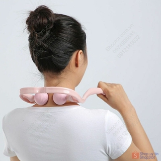 Dụng cụ bóp massage cổ, vai bằng tay, làm bằng nhựa PP-TPR mềm, dẻo