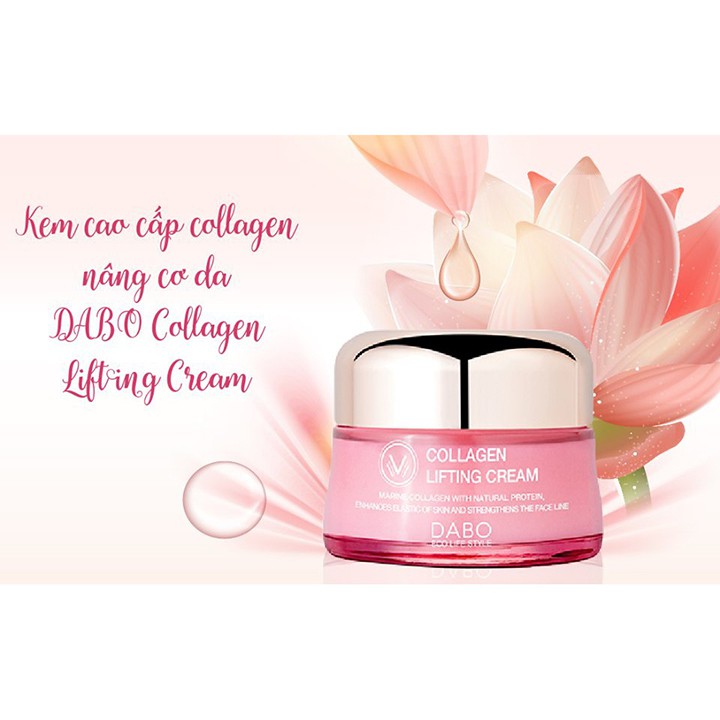 Kem Dưỡng Trắng Da Cao Cấp Collagen nâng cơ da - DABO Collagen Lifting Cream  50ml - Hàng Chính Hãng