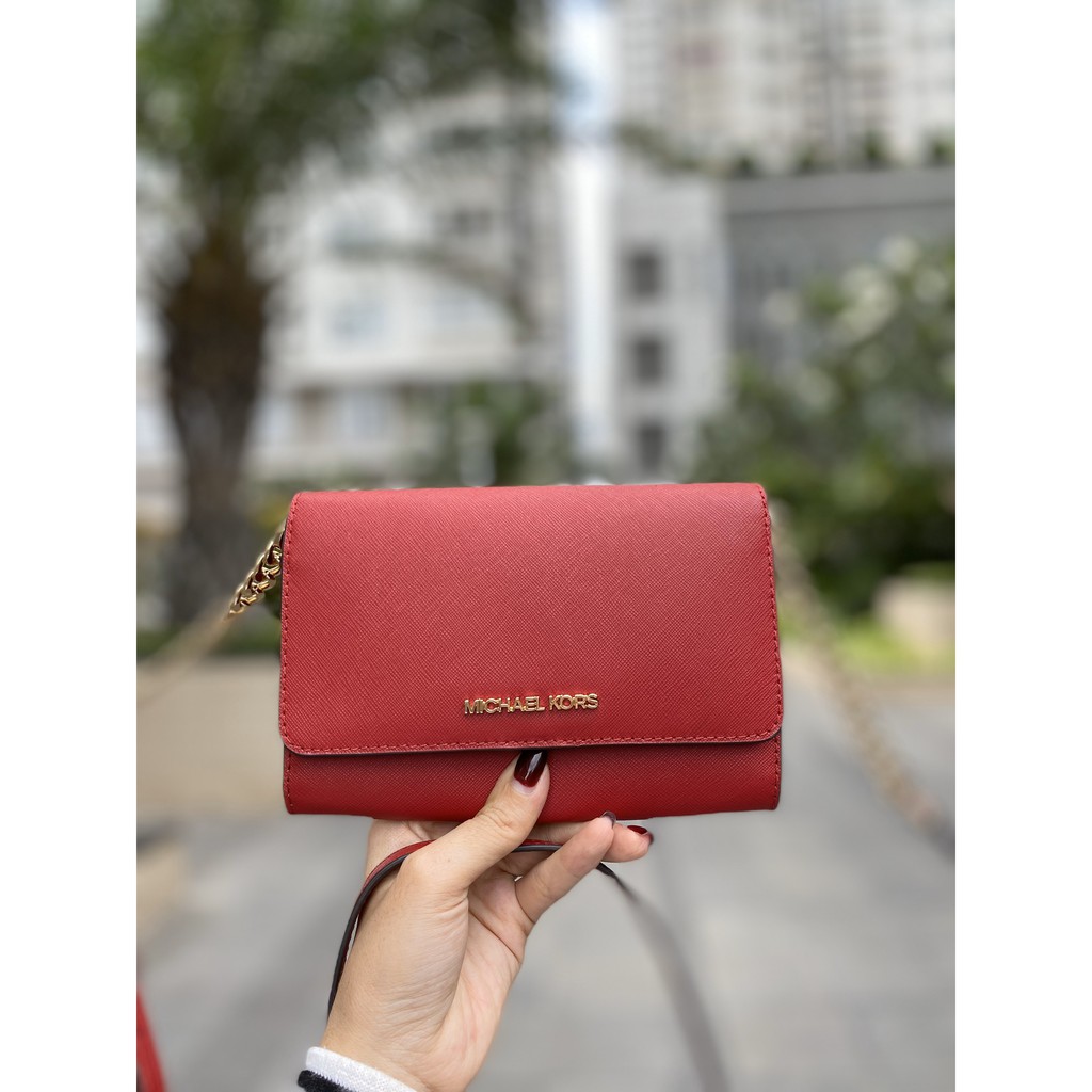 Túi xách tay nữ chính hãng Michael Kors mini vừa làm túi vừa làm ví luôn nhé - Size 17x12cm