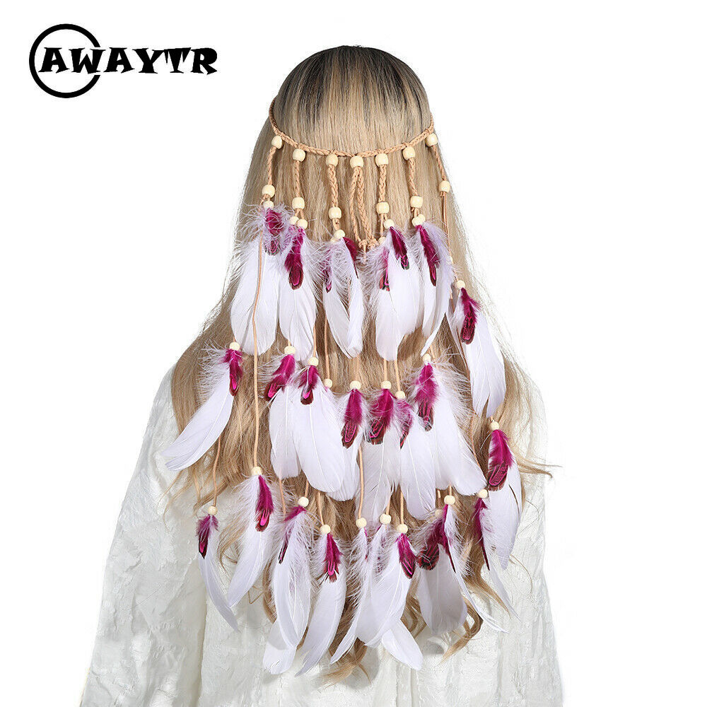 Băng Đô Lưới Đính Lông Vũ Thời Trang Cho Nữ