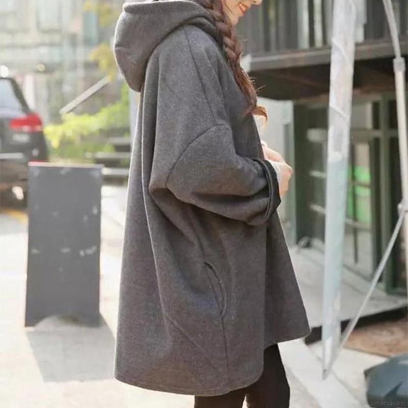 Áo hoodie nữ tay dài kiểu dáng thời trang trẻ trung