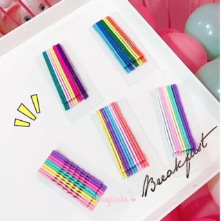 Túi 10 chiếc kẹp tăm nhiều màu hot 2019