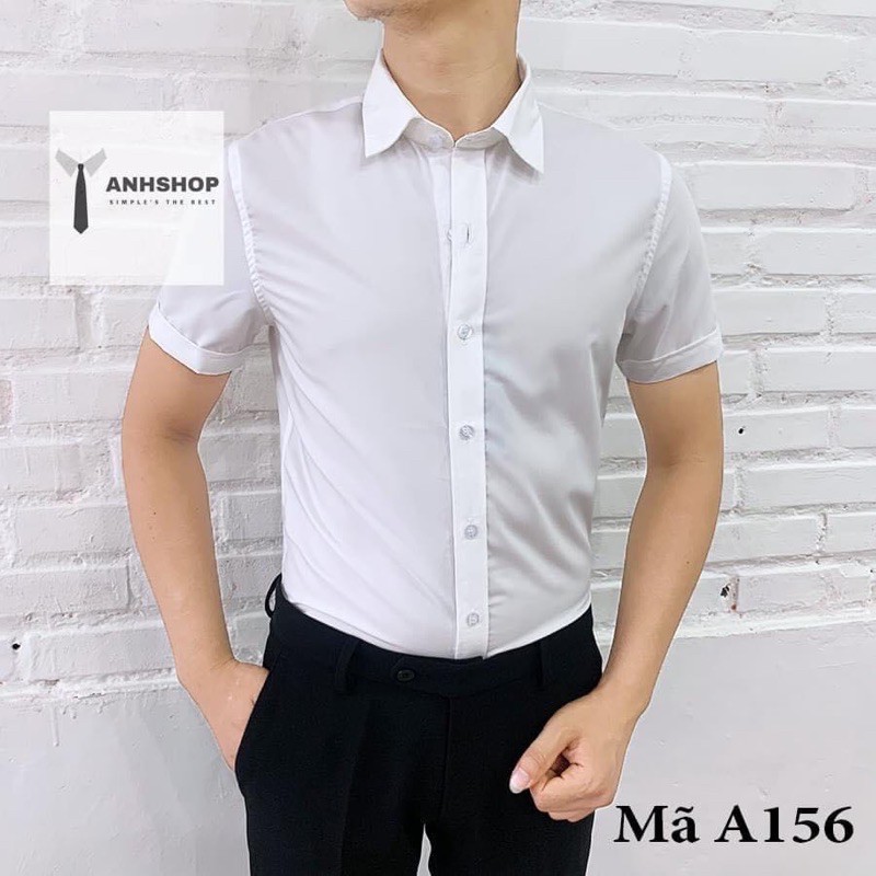 BÁN SỈ SƠ MI NAM NGẮN TAY CHẤT COTTON LỤA K NHĂN NHÀU CHẤT MÁT | BigBuy360 - bigbuy360.vn
