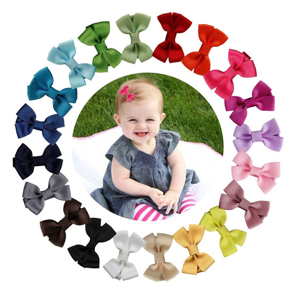 20 Kẹp Tóc Nơ Dễ Thương Cho Bé Gái