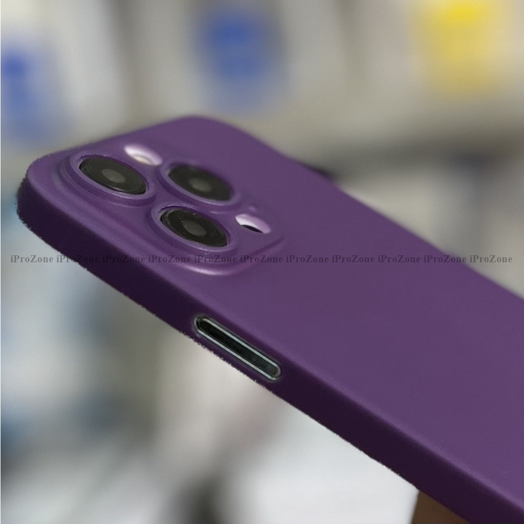 Ốp lưng dẻo siêu mỏng Memumi Slim Case cho Smart IPhone 14 Pro Max , 14 Plus , 13 Pro Max , Ốp lung mầu tím