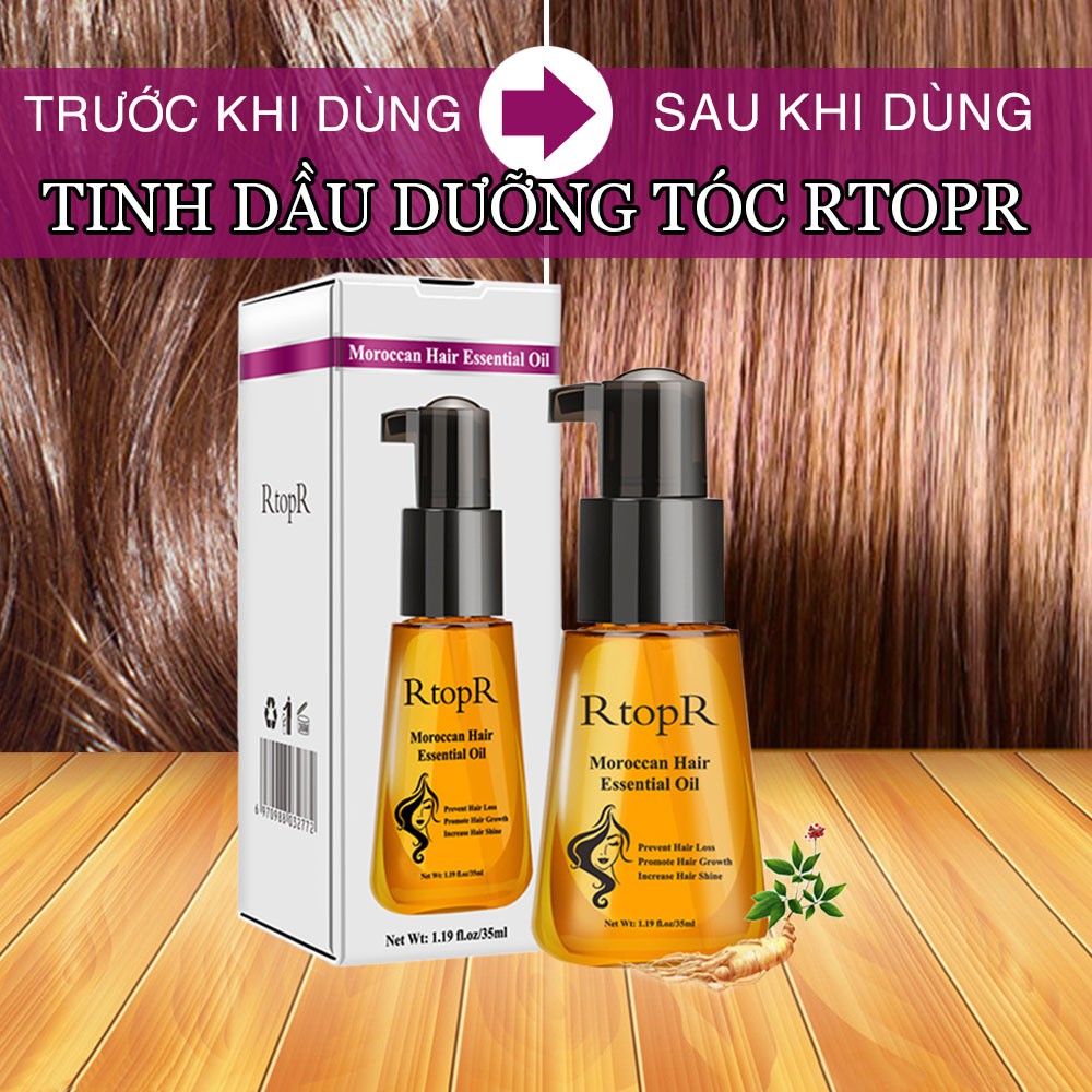 [Hàng Mới về] RtopR Tinh Dầu Dưỡng Tóc Lớn Tinh Chất Moroccan Oil Ngăn Ngừa Rụng Tóc Chăm Sóc Tối Ưu Cho Mái Tóc 35ml