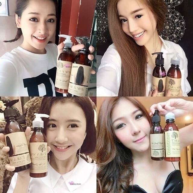 Dầu gội - Xả thảo mộc kích thích mọc tóc Laila Spa Thái Lan