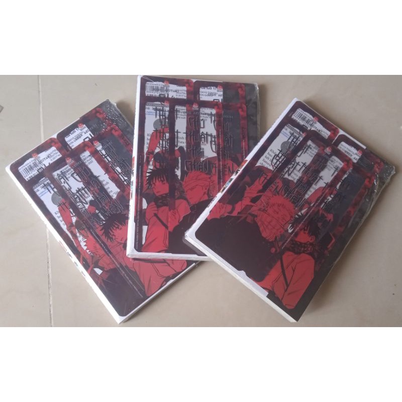 Chú Thuật Hồi Chiến Vol 0 set 5 bookmark khác nhau