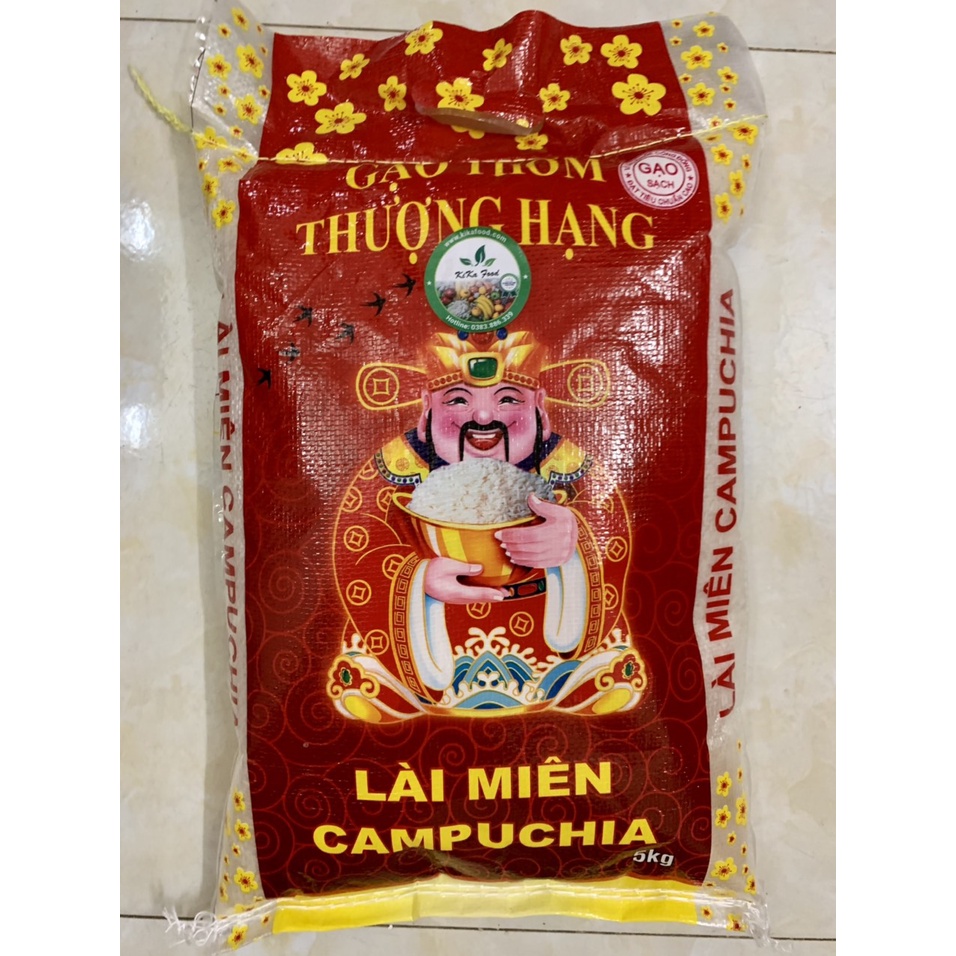 Gạo Lài Miên Campuchia Thượng hạng bao 5kg