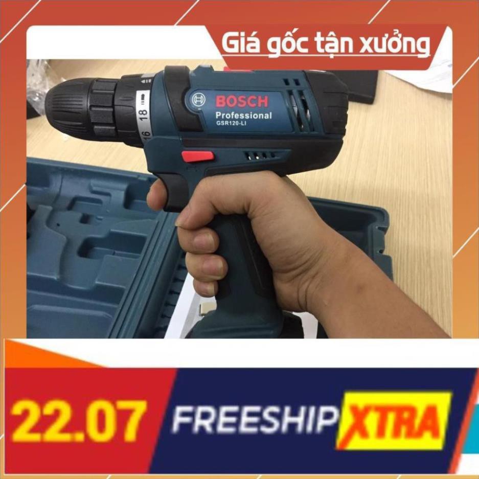 Máy khoan pin 26V BOSCH, máy khoan cầm tay, máy bắt vít cao cấp - TẶNG 1 PIN