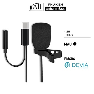 Mua  Mã ELHACE giảm 4% đơn 300K  Micro thu âm Live stream DEVIA EM603 cho điện thoại chân cắm 3.5mm - iAll Store