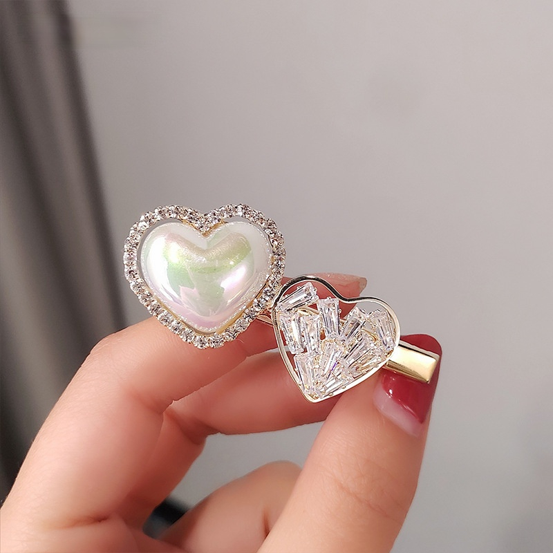 Kẹp tóc đính đá / ngọc trai hình nơ 20 kiểu độc đáo tùy chọn