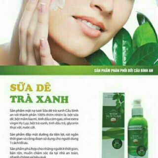 Mặt nạ sữa dê trà xanh cầu bình an