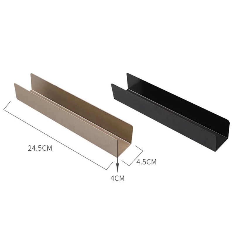 Khuôn làm bánh quy nam việt quất hình chữ U 10 Inch Khuôn làm bánh quy hình chữ nhật chống dính Khuôn bánh mì kiểu Pháp Dụng cụ nướng-Đen