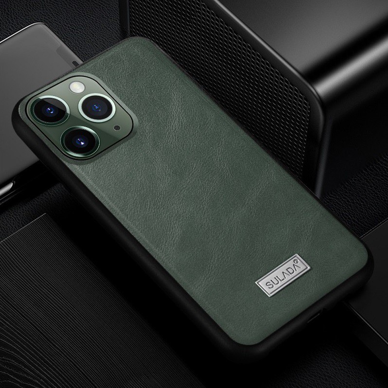 Ốp lưng Sulada da cho iPhone 12 Pro Max/12 Pro/12/12 Mini/11 Pro Max/11 Pro/11/Xs Max/Xr/X/Xs