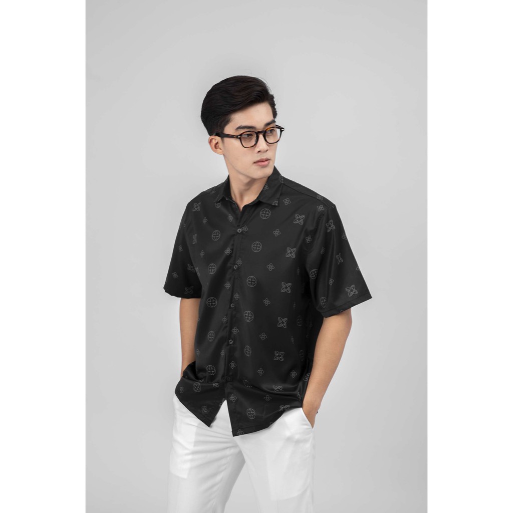 Áo sơ mi nam FEAER DENIM chất thoáng khi nhẹ thoải mái vải lụa MONOGRAM | BigBuy360 - bigbuy360.vn