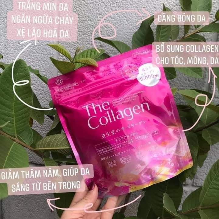 The Collagen Shiseido Dạng Bột 126g Nhật Bản và tặng thêm 20%