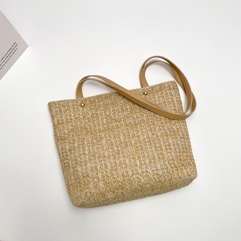 Túi Xách Đan Rơm Thời Trang Vintage Cho Nữ