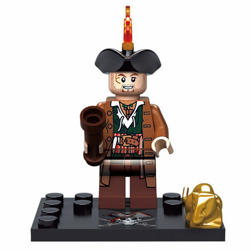 Mô Hình Lắp Ráp Nhân Vật Jack Sparrow Davy Jones Trong Pirates of the Caribbean