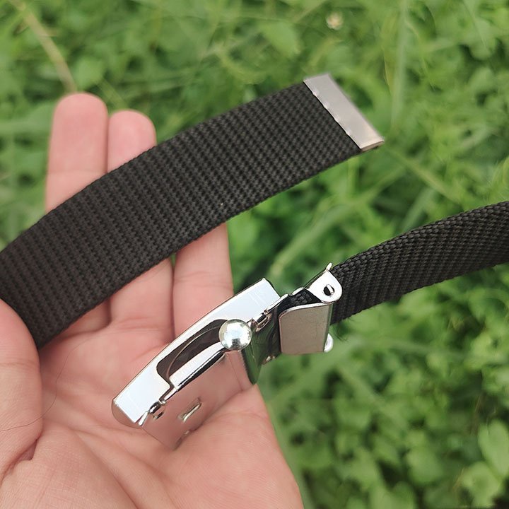 Thắt Lưng Nam/Dây Nịt Nam Vải Dù Khóa Con Lăn Chống Gỉ  Bảo Hành 1 Năm Cam Kết Hàng Y Hình Giảm Giá Cự