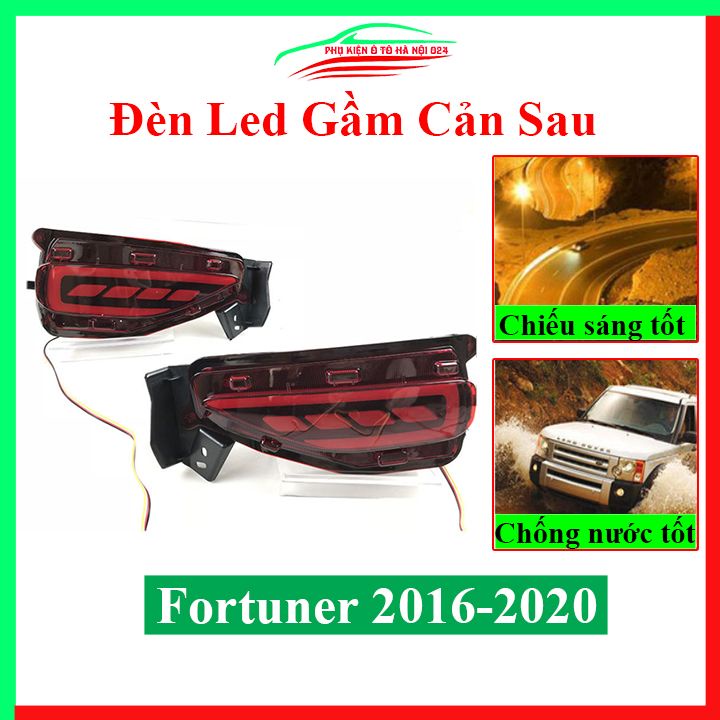 Đèn led gầm cản sau ô tô Fortuner 2017-2023 2 chế độ