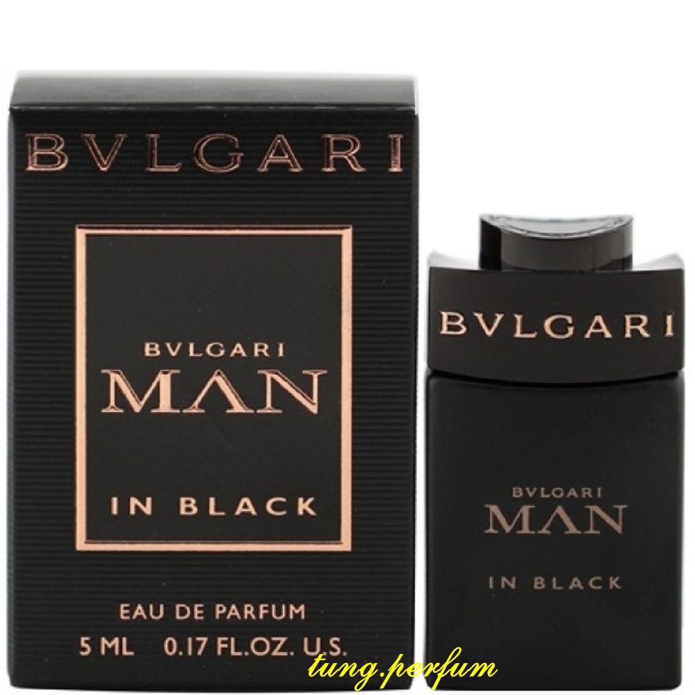 Nước Hoa Nam 5Ml Bvlgari Man In Black, tung.perfum Hàng Hiệu Từ Hãng.