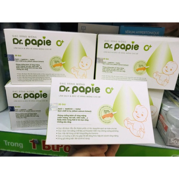 Gạc răng miệng Dr.papie