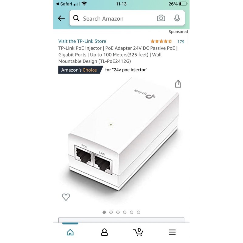nguồn poe tplink 24v 0.5a