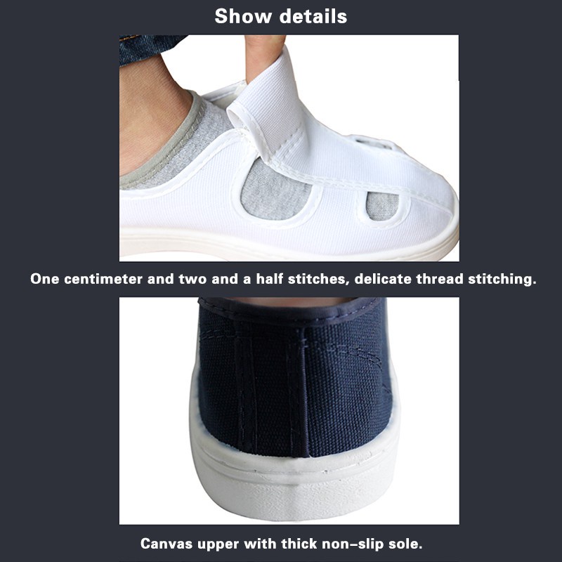 Giày thể thao bằng da PU chống tĩnh điện an toàn thời trang unisex