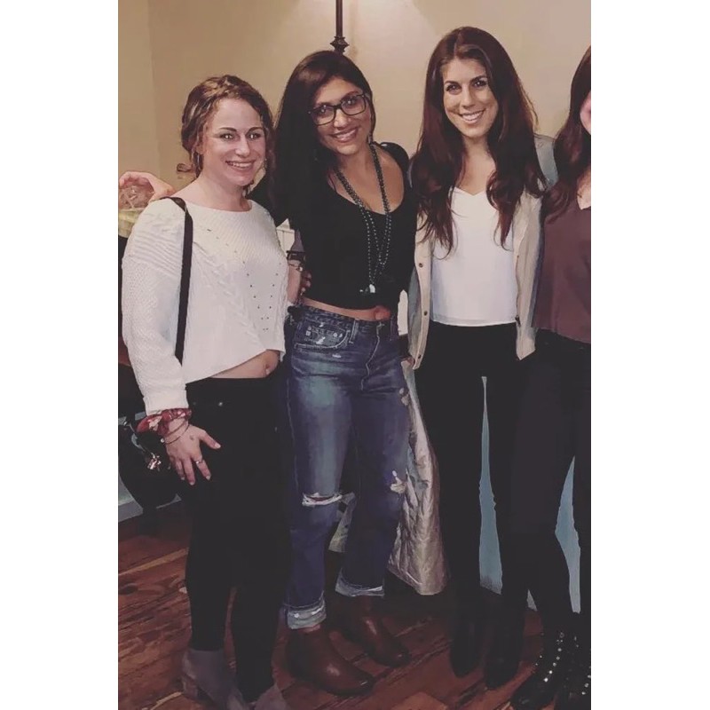 Áo thun nhún ngực tay dài US size M