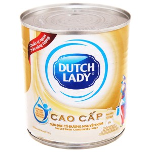 Sữa đặc Dutch Lady Nguyên kem Cao cấp lon 380g vàng - HSD Luôn Mới.