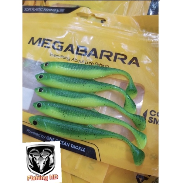 Mồi mềm Megabarra Lure Fishing 3 màu đồ câu FISHING_HD