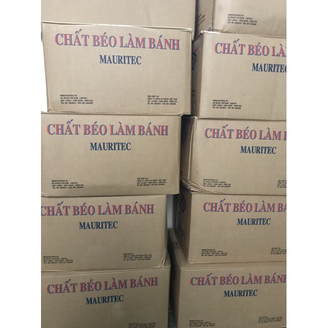 Chất tạo trắng sáng cho bánh bao/ Chất béo làm bánh Mauritec 18kg