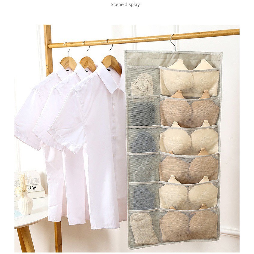 Túi Treo Đồ Lót Đồ Dùng Cá Nhân Nhiều Ngăn 2 Mặt ⭐FREESHIP⭐Túi Treo Đa Năng 30 ngăn Để Tất Và Đồ Lót