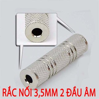 Đầu nối jack 3.5mm 2 đầu âm cao cấp - 1 chiếc