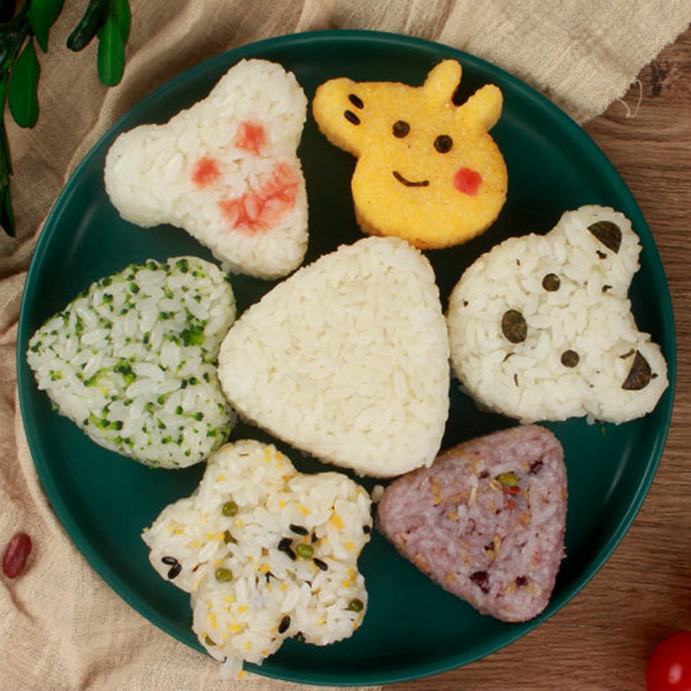 Set 8 Khuôn Làm Cơm Nắm Cho Bé
